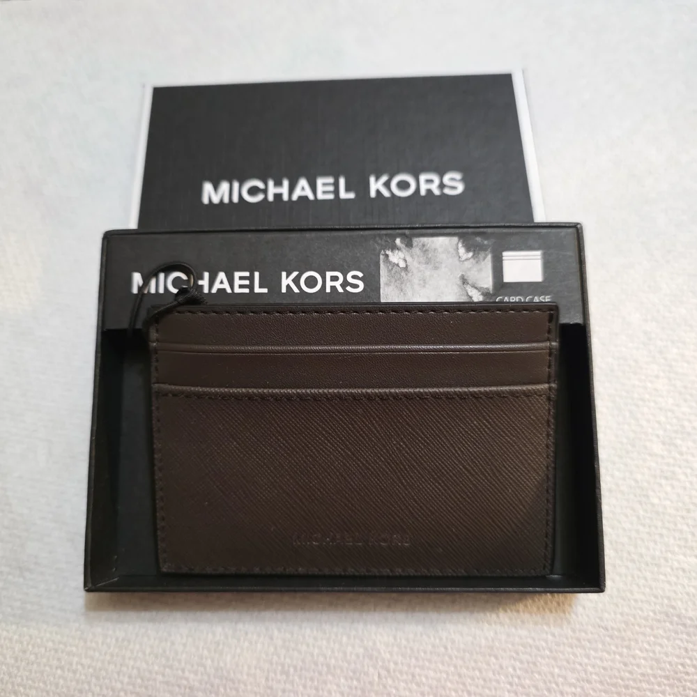 Michael Kors Brown Card Holder - Picture 2 of 5